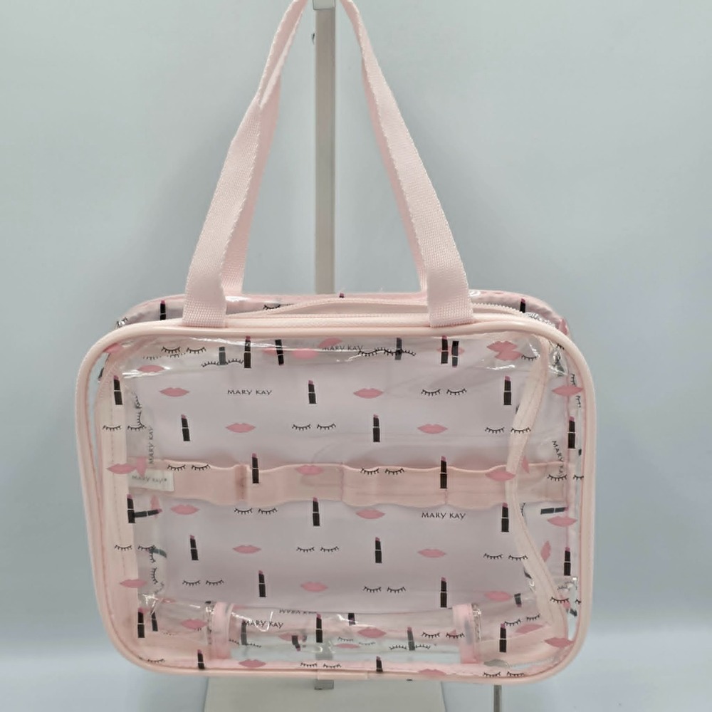 Mary Kay Special Edition Pink Travel Color Bag Makeup Organizer Cosmetic Case